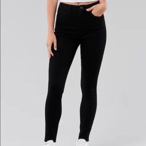 ultra high rise extreme stretch skinny hollister jeans